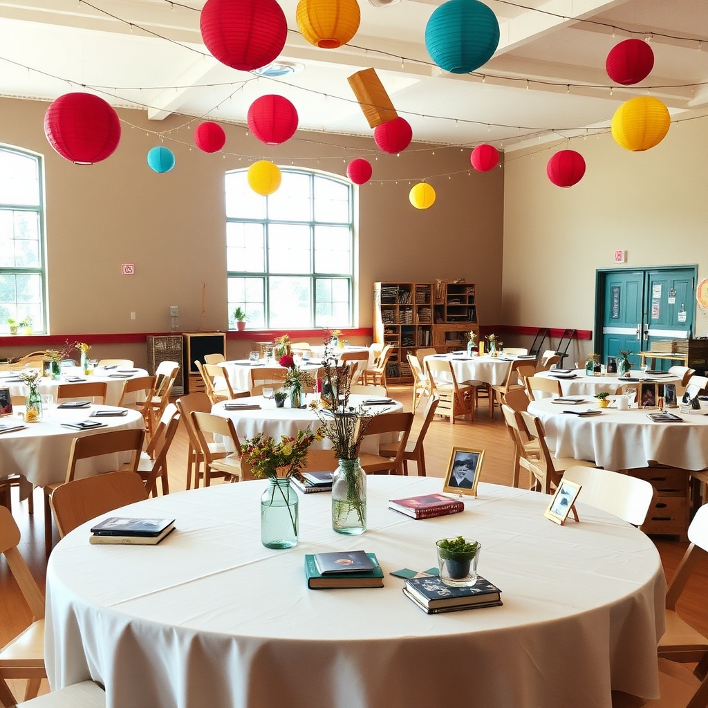 Idées de décoration DIY pour aménager une salle des fêtes à petit budget